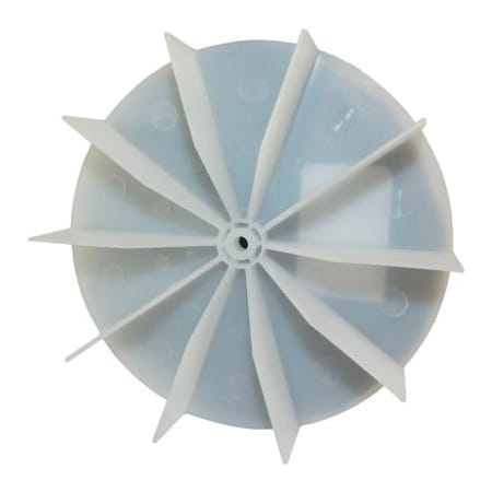 Pem Motors Small Plastic Push-On Fan Blade, 4-5/8" Dia., CCW or CW, 3/16" Bore, 1" Blade Depth, Wheel Blade 8660-4031